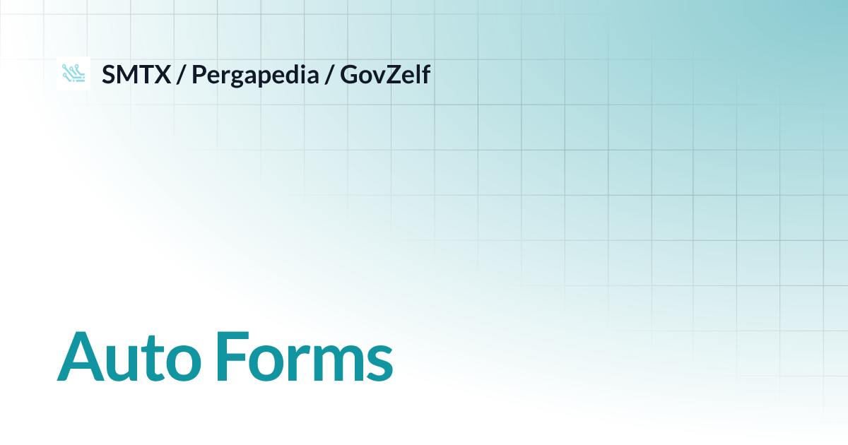 Auto Forms | Pergapedia / SSP7